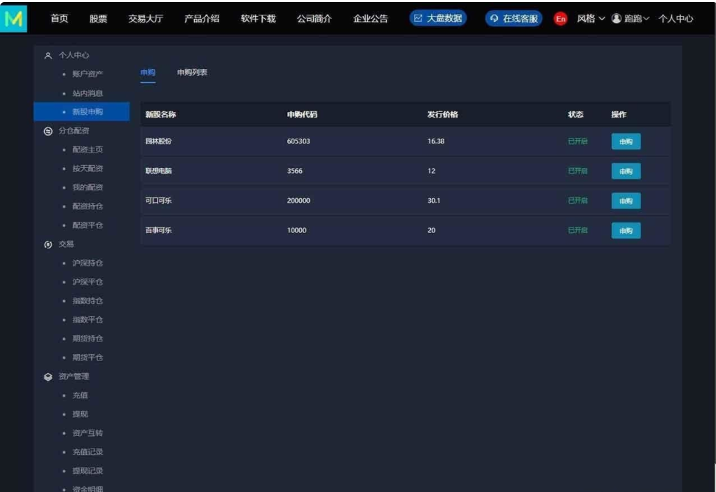 图片[9]丨【3.0新股申购】新增新股申购功能+独立新股管理后台+实时分时线和K线/配资系统源码丨黑盾网络资源网-互联网分享平台丨源码交易丨源码下载丨技术教程丨架设教程丨端游源码丨页游源码丨手游源码…