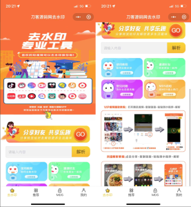 2022最新版去水印小程序源码丨黑盾网络资源网-互联网分享平台丨源码交易丨源码下载丨技术教程丨架设教程丨端游源码丨页游源码丨手游源码…